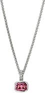John Hardy Rhodalite & Diamond Pendant Necklace