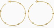 Oradina 14K Yellow Gold Bari Hoops