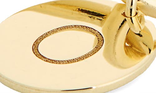 Meshmerise Love Knot Initial Bracelet In Gold