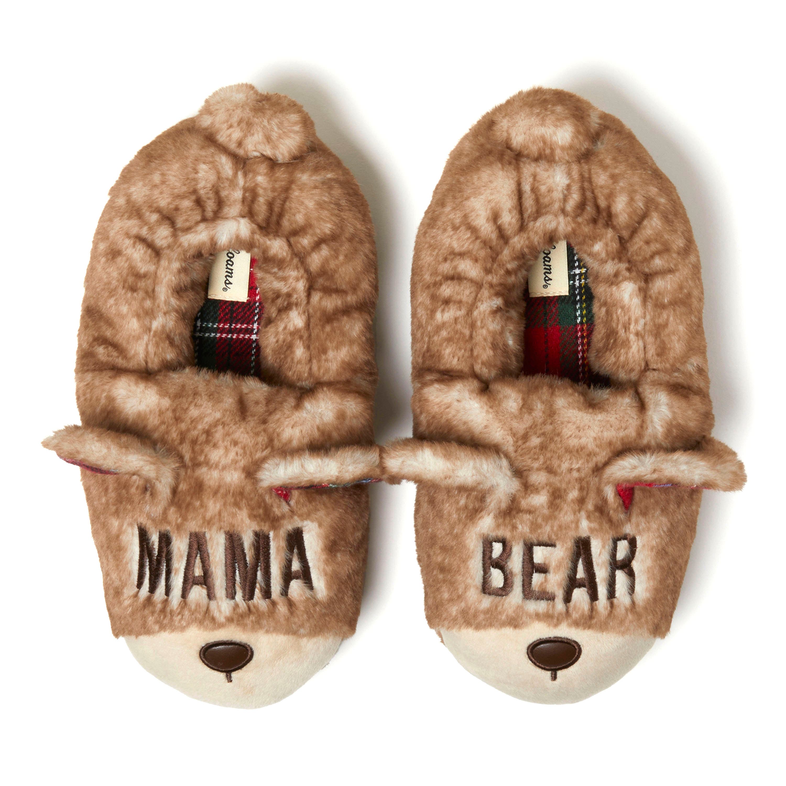 DEARFOAMS Mama Bear Closed Back Slipper, Main, color, Frost