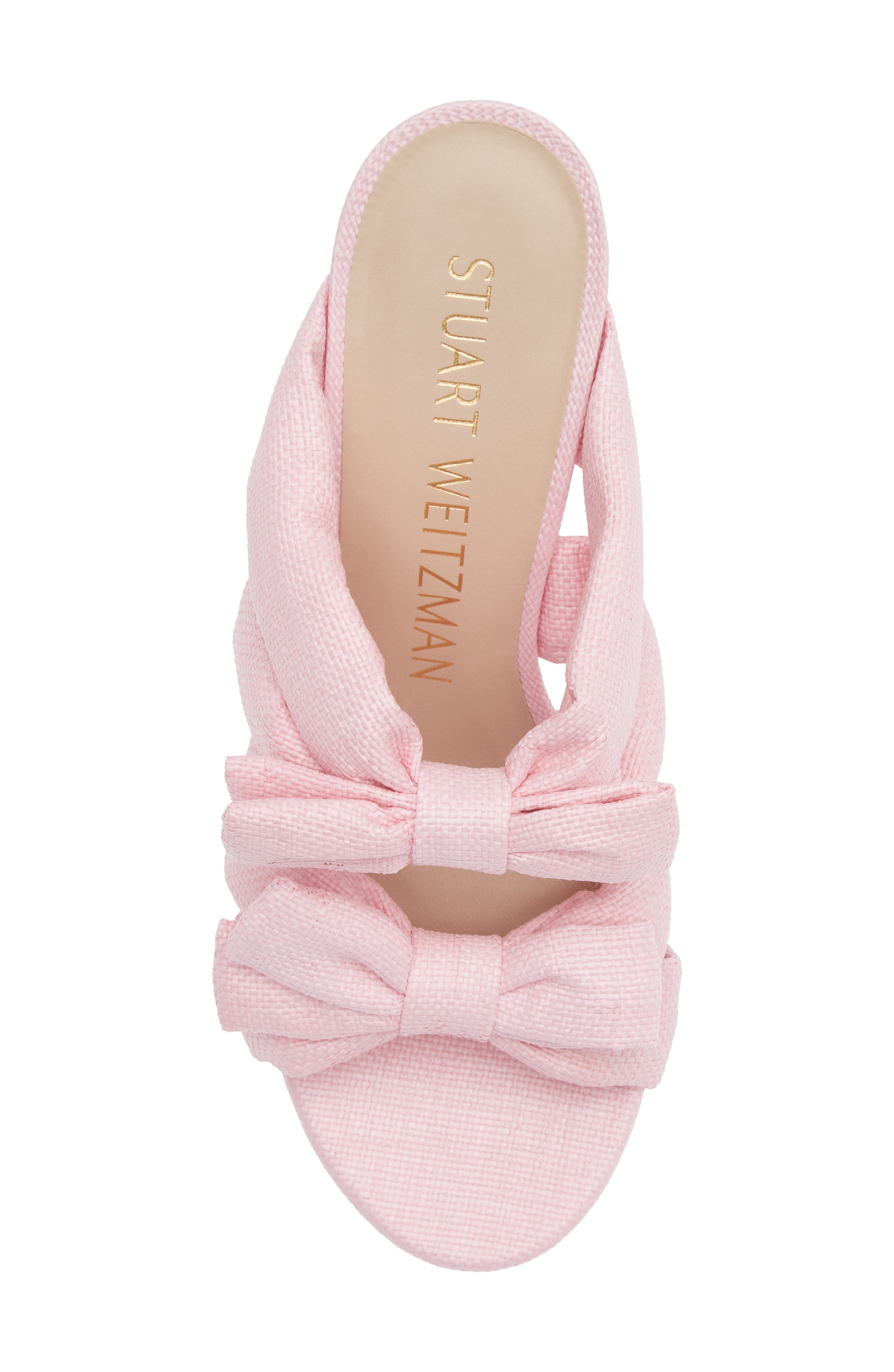 Stuart Weitzman Sofia Xcurve 85 Slide Sandal, Alternate, color, Ballet