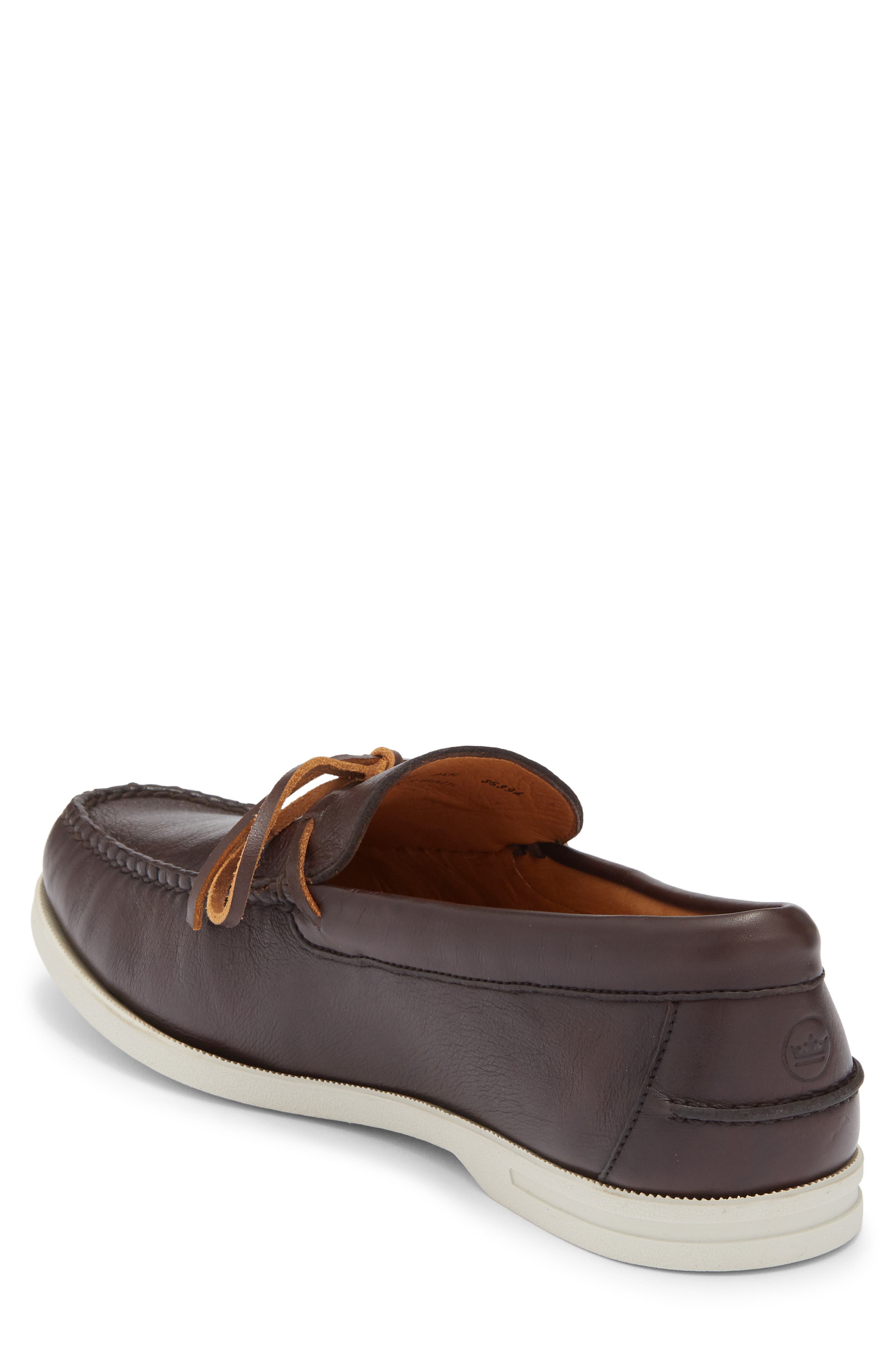 Peter Millar Excursionist Boat Shoe, Alternate, color, Chocolate