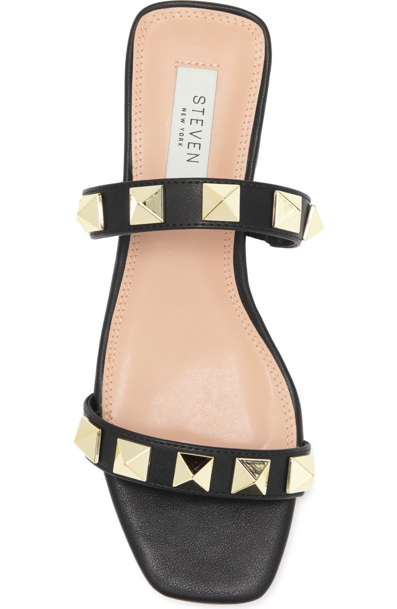 Steven New York Hays Pyramid Stud Slide Sandal, Alternate, color,