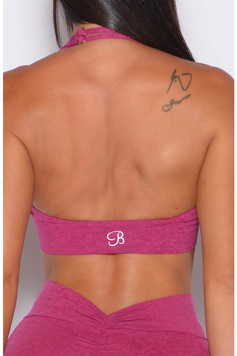 Backless Bra, Alternate, color, Fuchsia