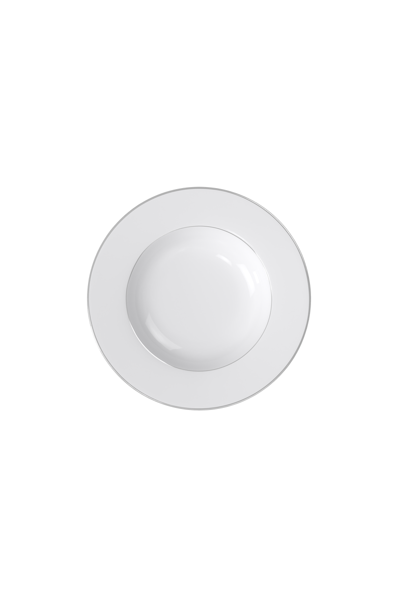 Anmut Platinum No.1 Soup Bowl, Main, color, white