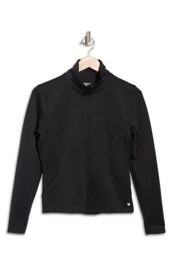 Layer 8 Trainer Knit Jacket In Black