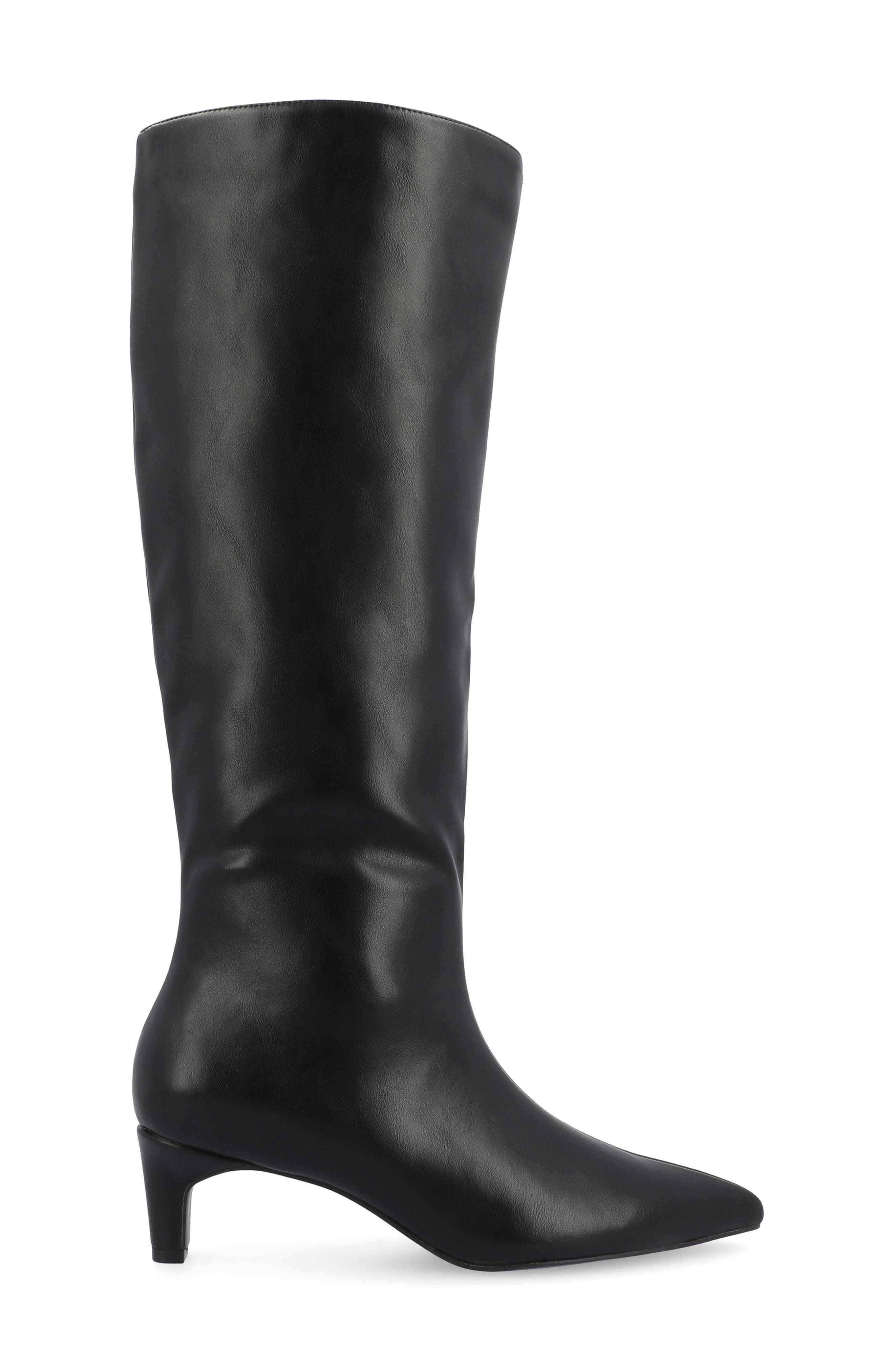 Journee Collection Tullip Kitten Heel Boot, Alternate, color, 