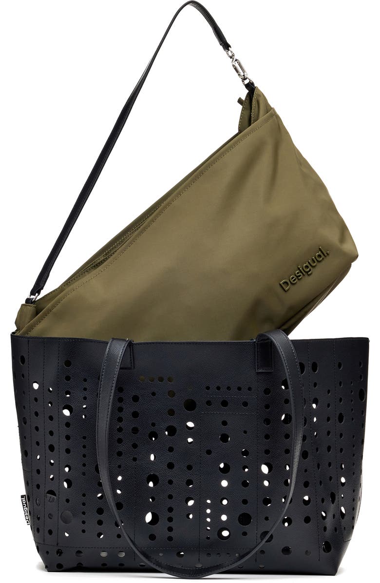 Desigual Bloomer Shopper Bag with Removable Zip Shoulder Bag, Alternate, color,