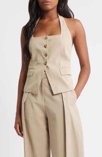MANGO Olivia Halter Neck Vest