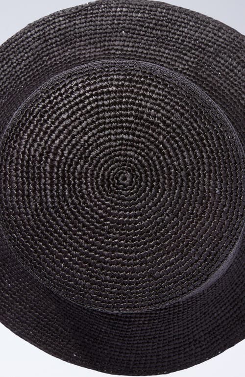 Heads Of State Hat Co. Straw Bucket Hat In Black