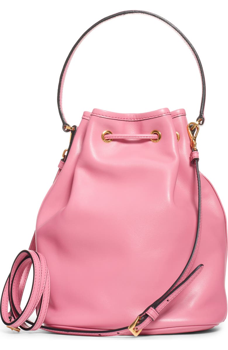 Prada Leather Bucket Bag, Alternate, color,