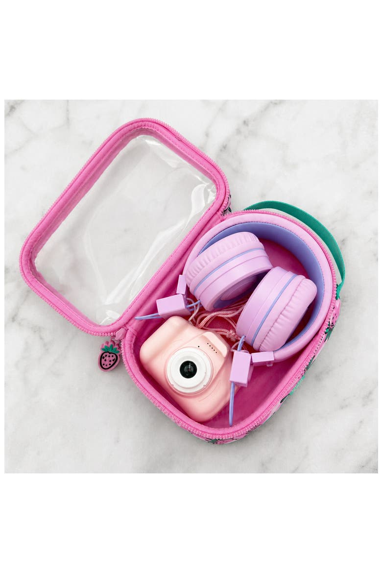 Kids' Mini Clarity Organizing Case, Alternate, color, PINK
