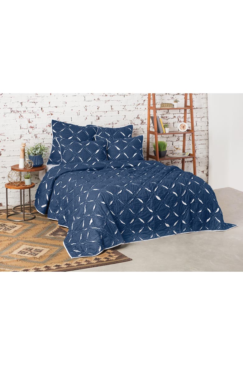 Parker Quilt, Alternate, color, Blue
