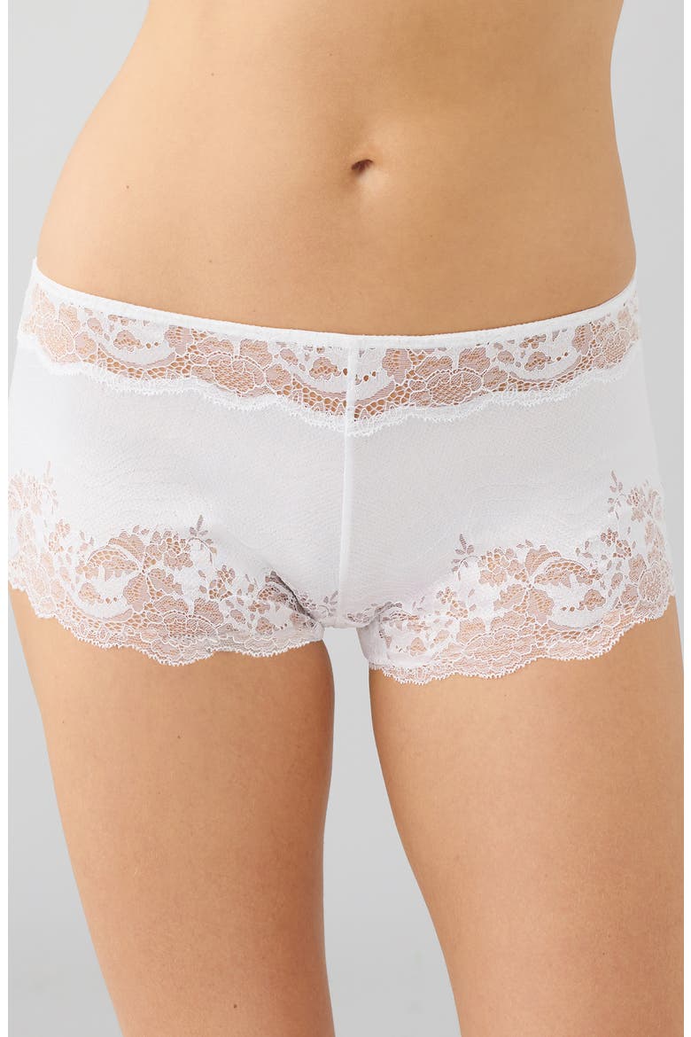 Modern Affair Boyshorts, Main, color, WHITE