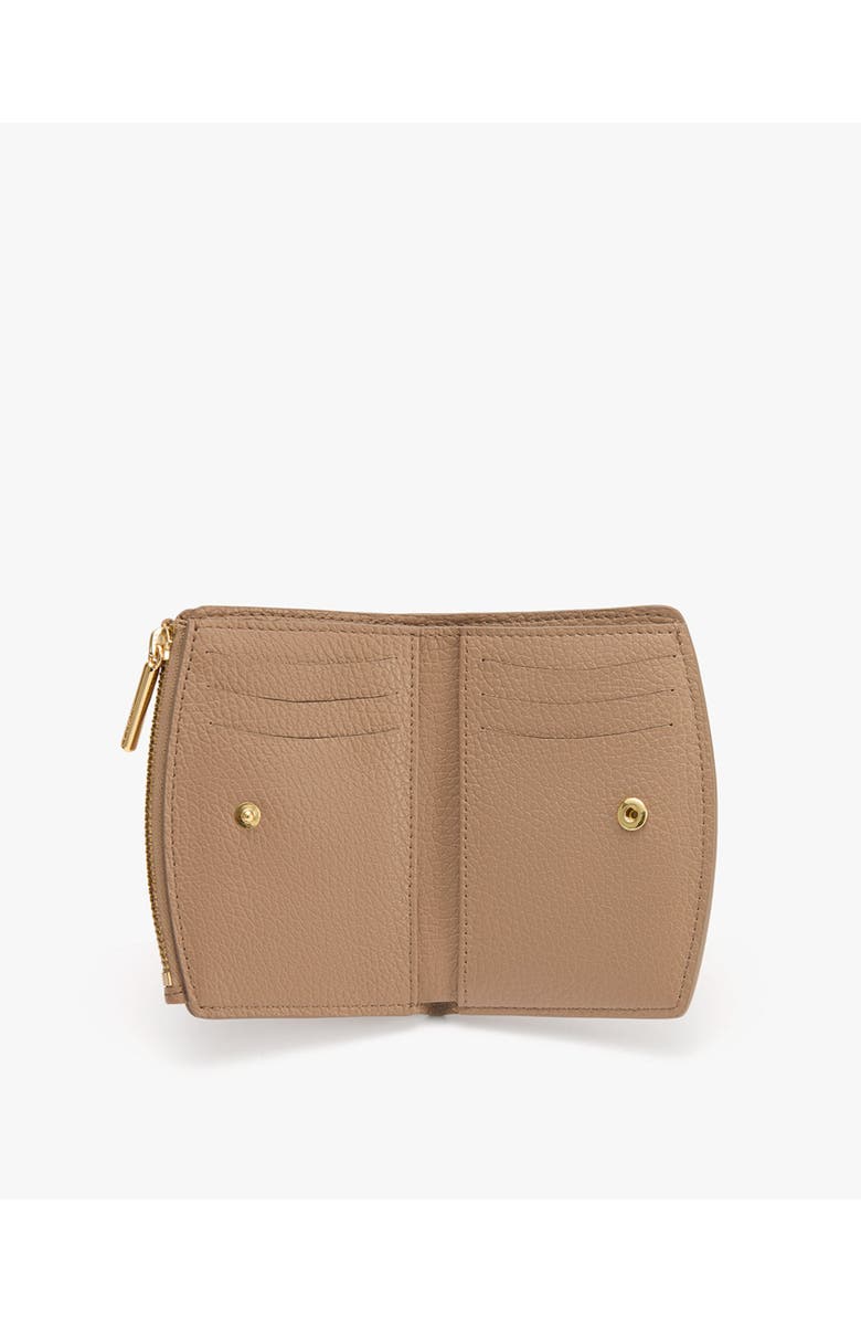 Cuyana Fold Zip Wallet, Alternate, color, Cappuccino