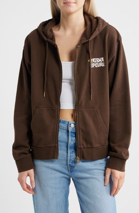 Aloha State Full Zip Relaxed Cotton Hoodie