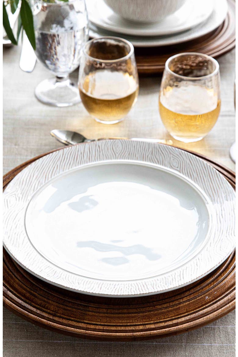 Blenheim Oak Dinner Plate, Alternate, color, WHITEWASH