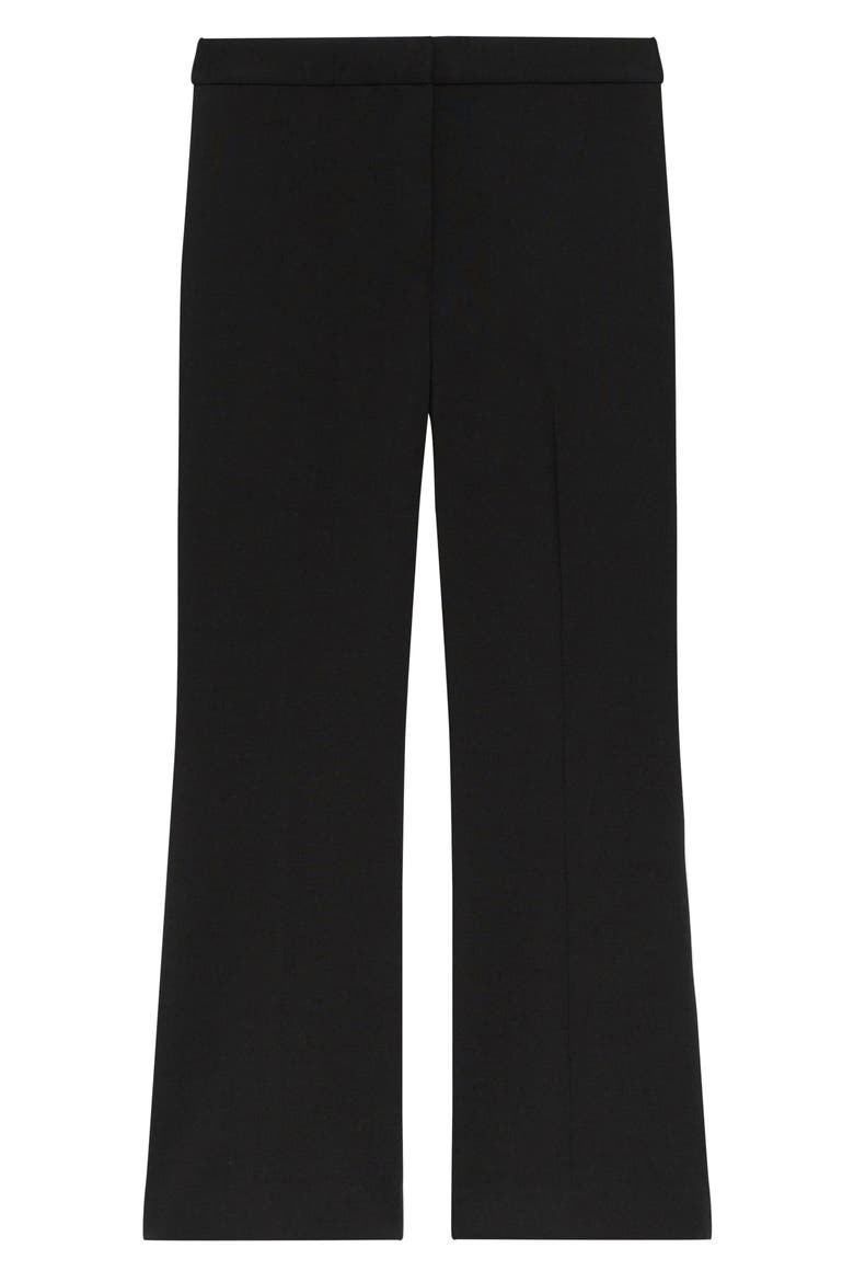 Kick Flare Ankle Pants, Alternate, color, BLACK