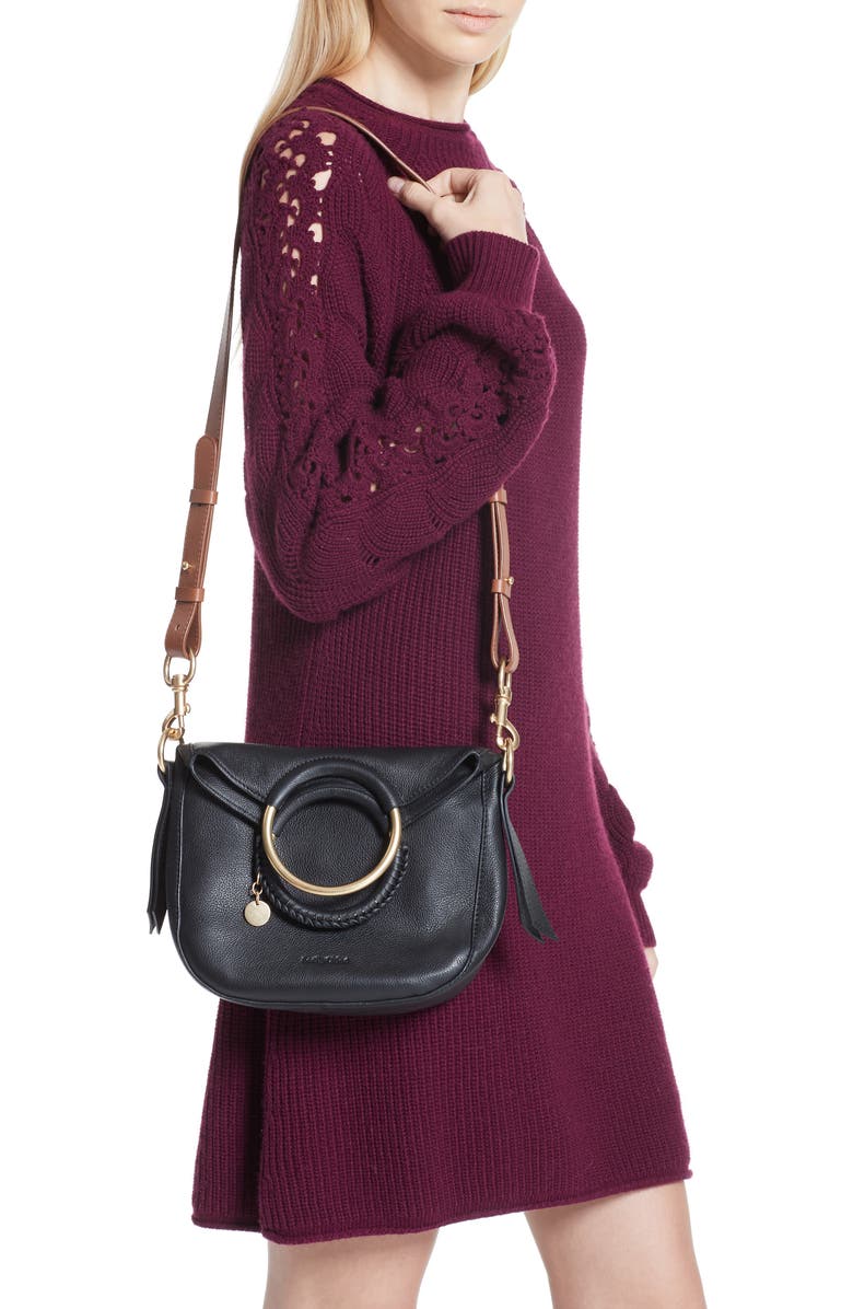 See by Chloé Small Monroe Leather Hobo, Alternate, color,