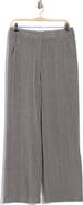 MAX STUDIO Pinstripe Wide Leg Pleat Front Trousers