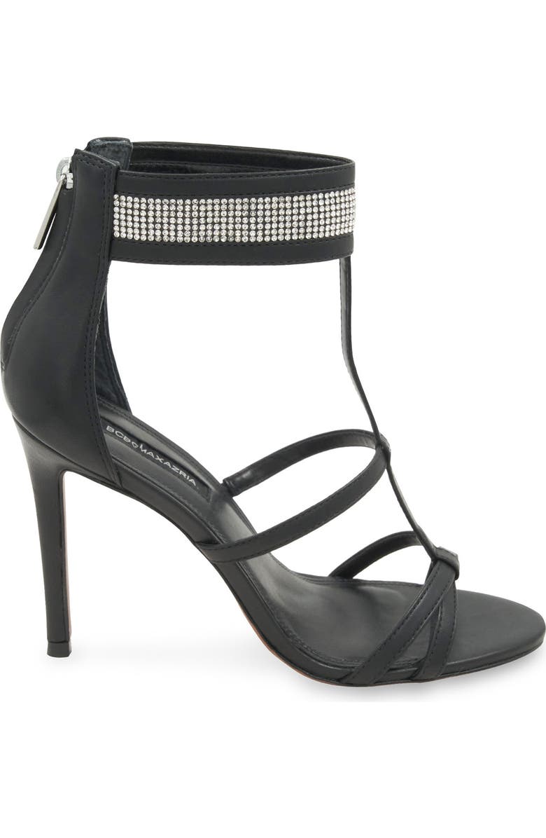 BCBGMAXAZRIA Singa Ankle Strap Sandal, Alternate, color, Black