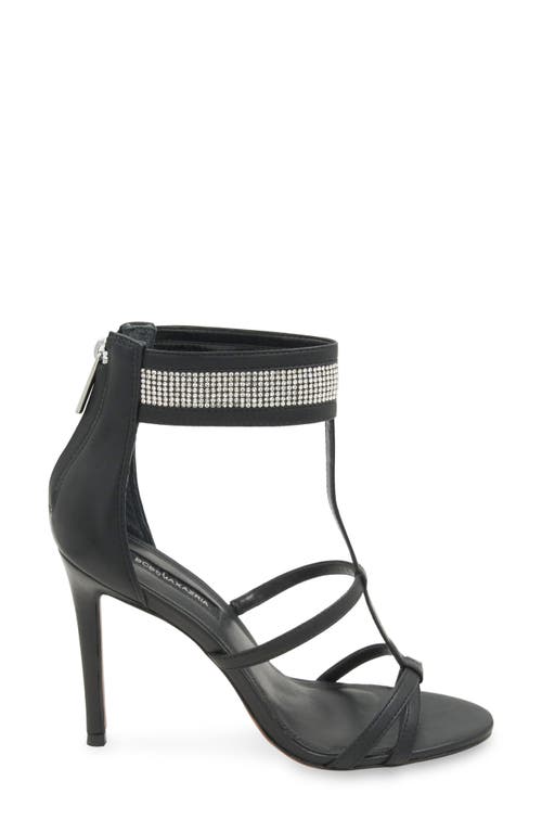 Bcbg Max Azria Singa Ankle Strap Sandal In Black
