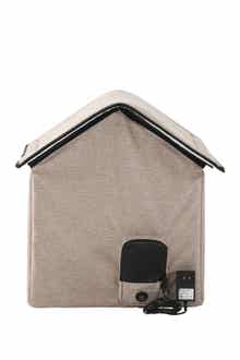 PET LIFE "Hush Puppy" Electronic Heating and Cooling Smart Collapsible Pet House - Small