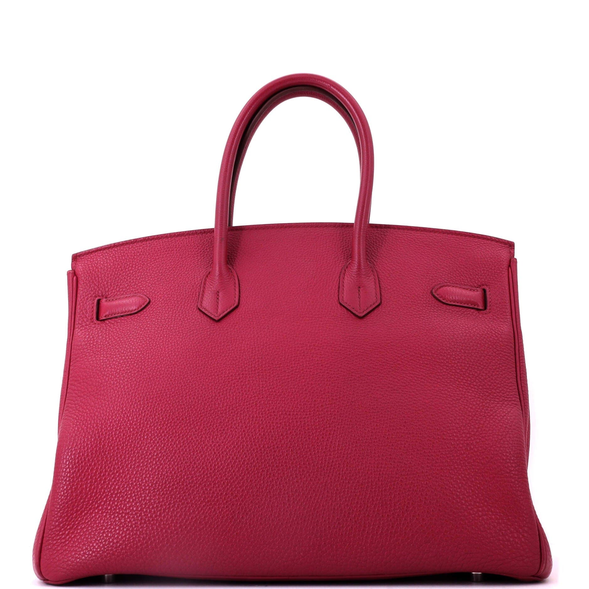 Birkin Handbag Red Togo with Palladium Hardware 35, Alternate, color, Red