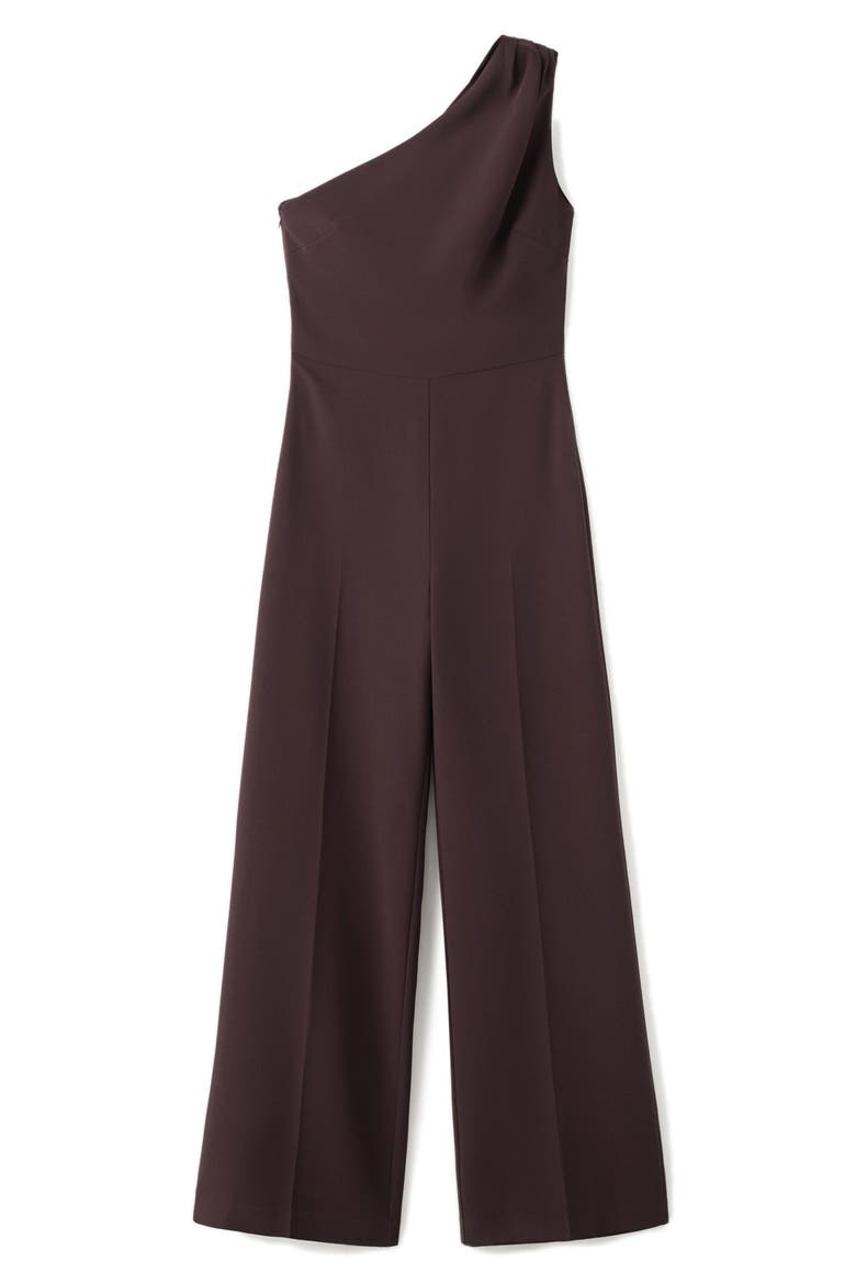 Asymmetric Jumpsuit, Alternate, color, CHOCOLATE