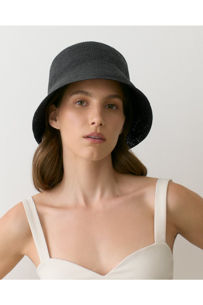 Packable Bucket Hat, Alternate, color, Black