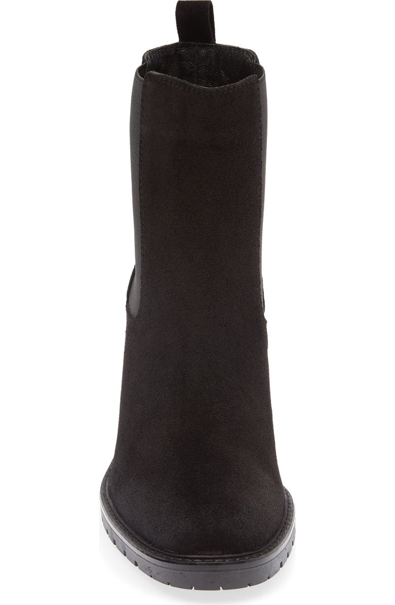 La Canadienne Lively Waterproof Block Heel Bootie, Alternate, color, Black