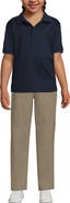 Lands' End School Uniform Kids Short Sleeve Rapid Dry Polo Shirt