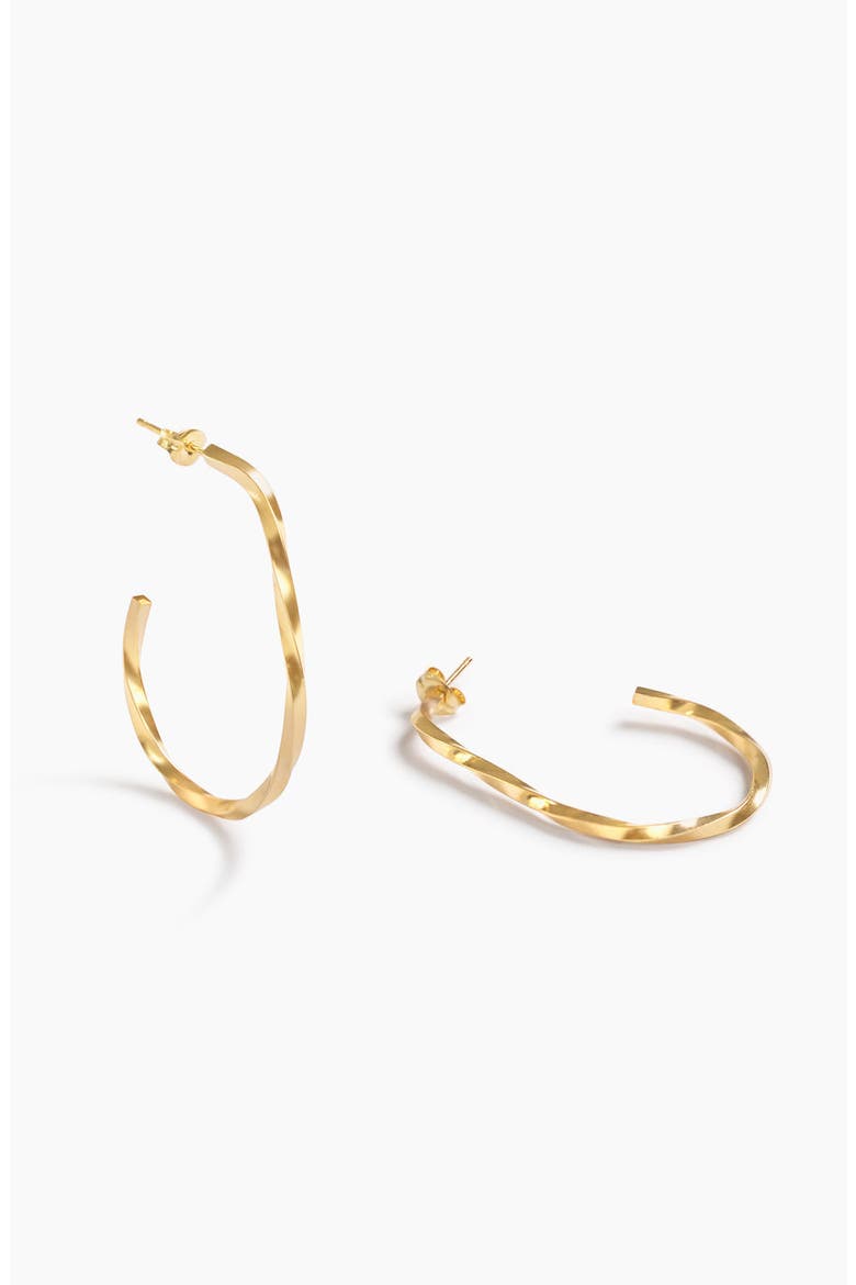Ava Hoops Gold-Filled, Alternate, color, Gold