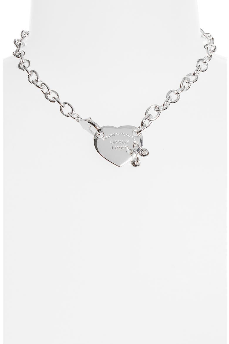 Return to Sandy Pendant Necklace, Alternate, color, SILVER