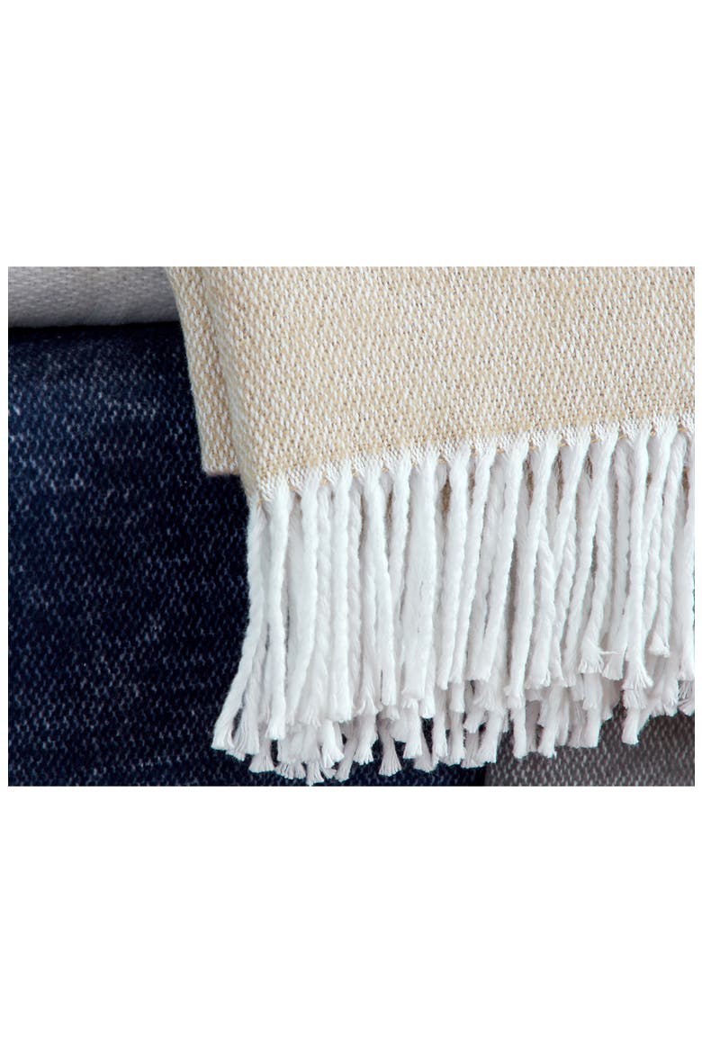 Pezzo Throw Blanket, Alternate, color, OPAL