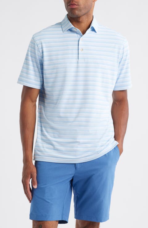 Atrium Stripe Performance Jersey Polo