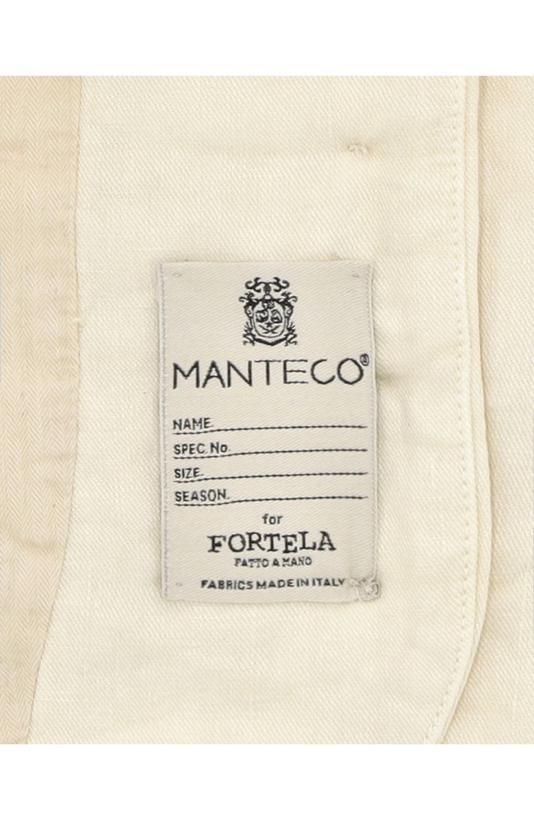 Fortela Demi-Linen Tailored Vest, Alternate, color, White