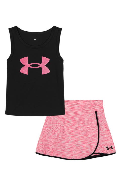 Kids' Graphic Tank & Wrap Skort Set (Little Girl)