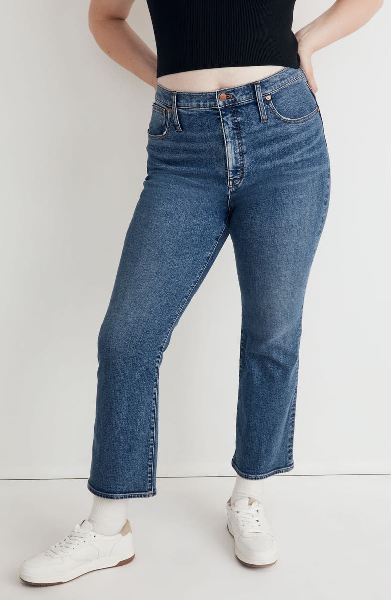 Madewell Cali High Waist Demi-Boot Jeans, Alternate, color,