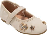 bebe Kids' Embellished Charm Mary Jane Flat