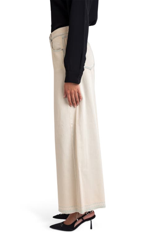 I Love Who I Am Tinted Overflow Wide Leg Jeans In Neutral