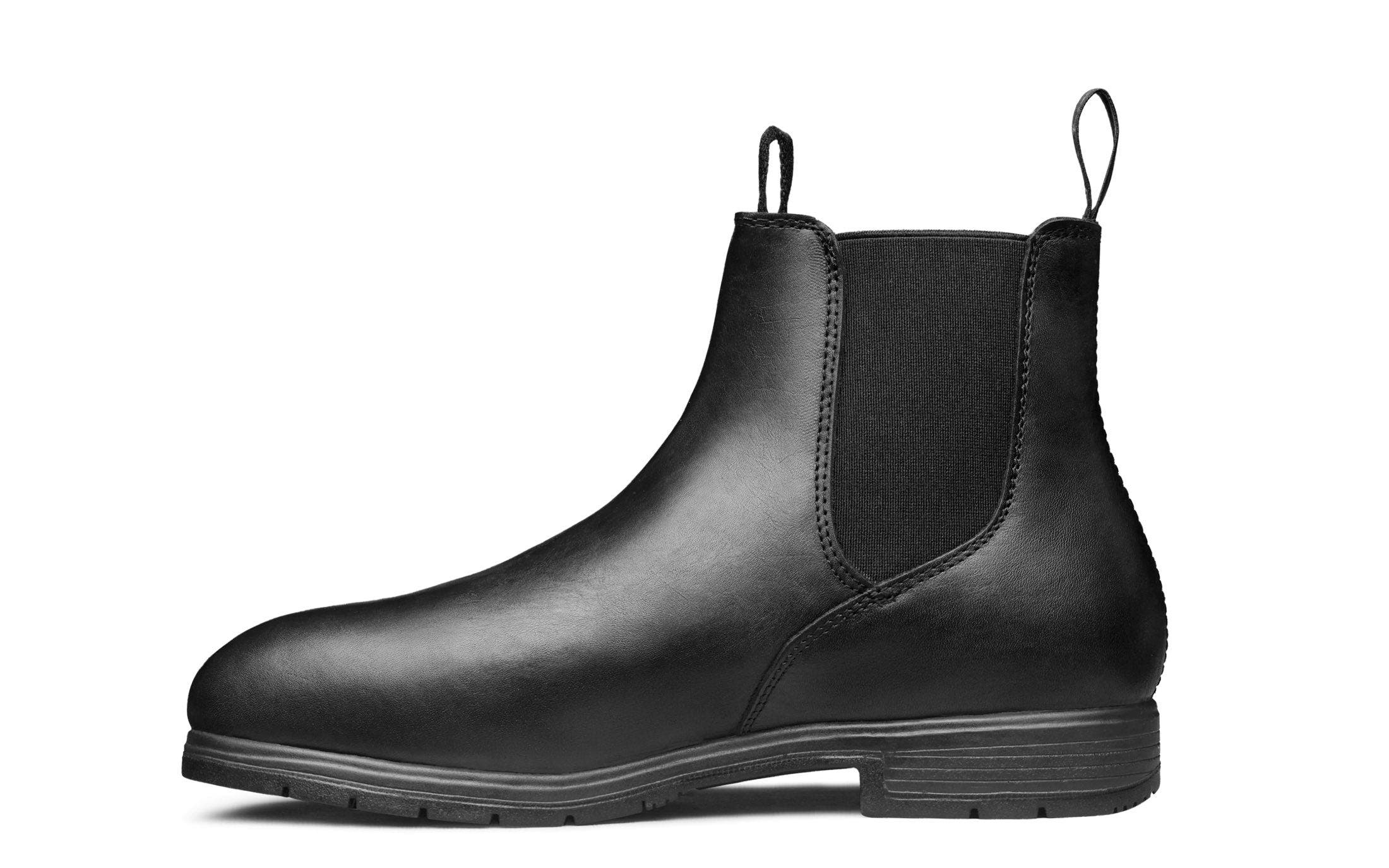 Xena Workwear Valence Steel Toe Chelsea Safety Boot, Alternate, color, Vegan Black