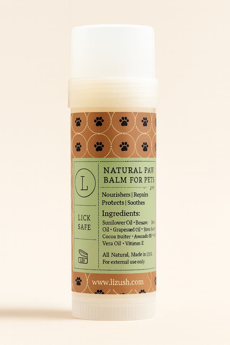 Natural Pet Paw Balm, Main, color, None
