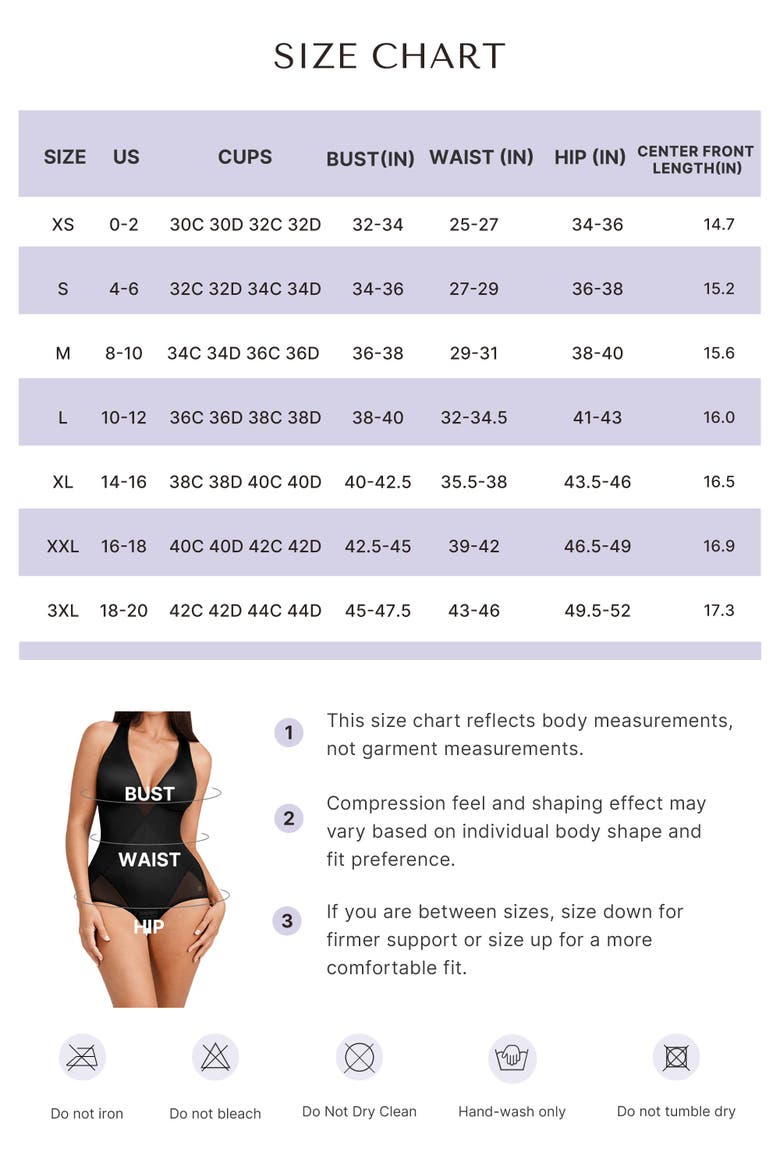 V-Neck Tummy Control Wire-Free Sculpting Brief Bodysuit, Alternate, color, Black
