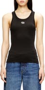 DIESEL® T-Anki-OD Metallic Oval D Cutout Rib Tank