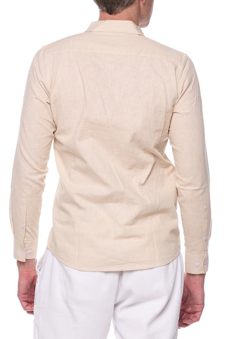 Full Sleeves Resort Shirt, Alternate, color, NATURAL