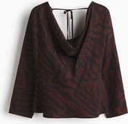 H&M Cowl-neck Top