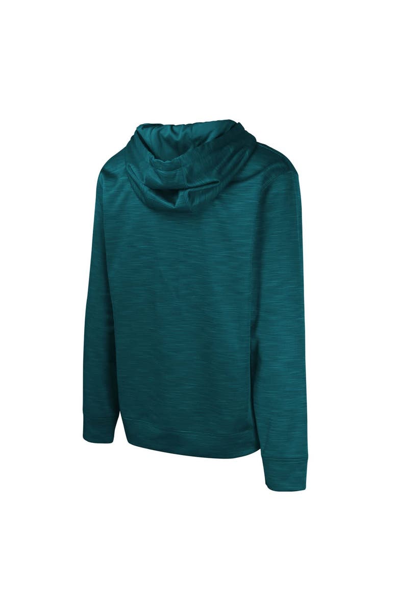 Outerstuff Men's Midnight Green Philadelphia Eagles Streak Fleece Pullover Hoodie, Alternate, color,