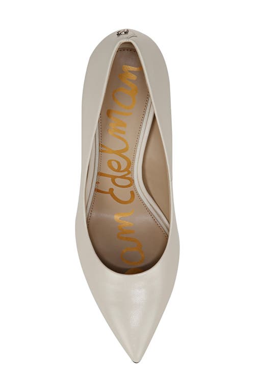 Sam Edelman Hazel Pointed Toe Pump In Modern Ivory