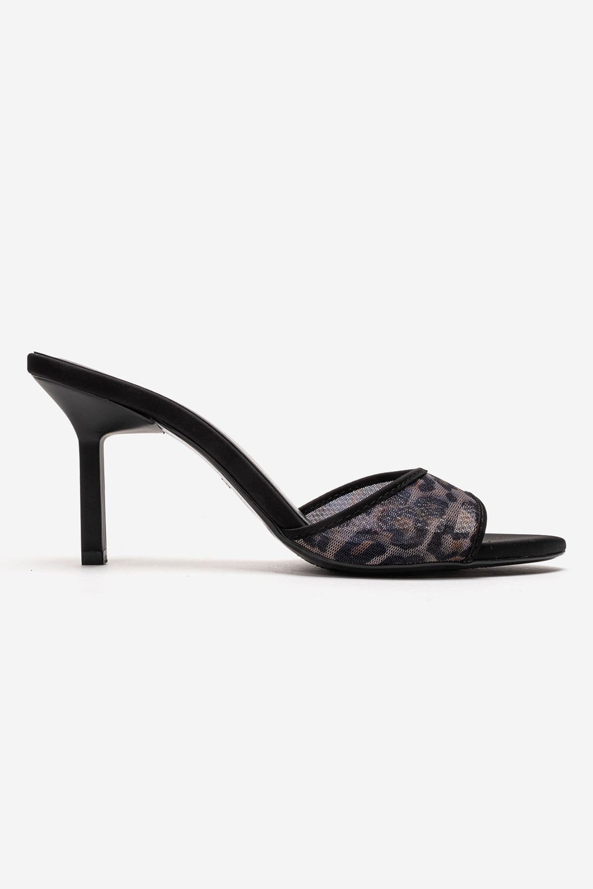 Monroe Stiletto Mesh Sandal, Alternate, color, Black Print